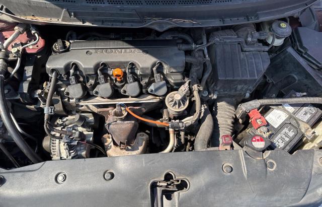 1HGFA16578L073782 - 2008 HONDA CIVIC LX RED photo 7