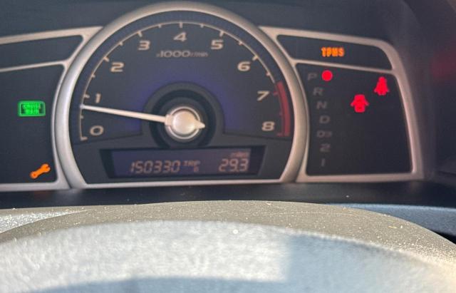 1HGFA16578L073782 - 2008 HONDA CIVIC LX RED photo 8