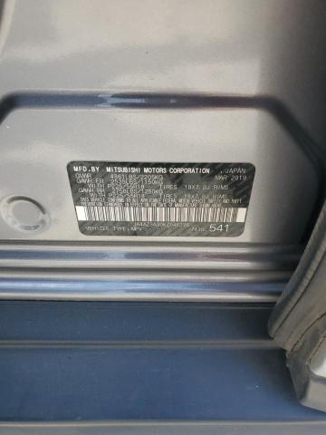 JA4AZ3A30KZ046196 - 2019 MITSUBISHI OUTLANDER SE GRAY photo 13