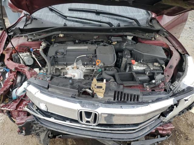 1HGCR2F92GA014539 - 2016 HONDA ACCORD EXL ბურგუნდია ფოტო 11