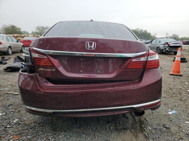 1HGCR2F92GA014539 - 2016 HONDA ACCORD EXL ბურგუნდია ფოტო 6