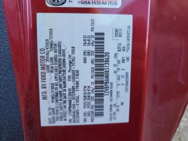1ZVBP8AM0B5128620 - 2011 FORD MUSTANG RED photo 12