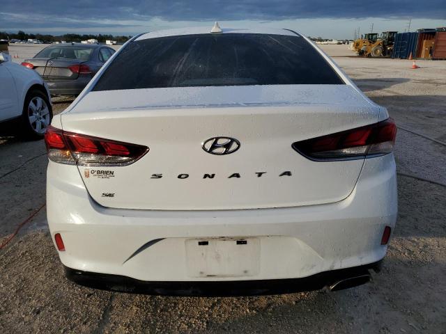 5NPE24AF9KH821761 - 2019 HYUNDAI SONATA SE WHITE photo 6