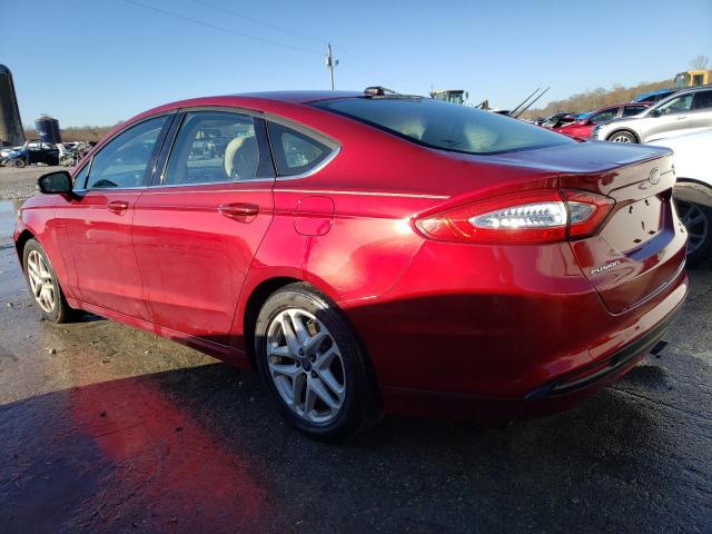 3FA6P0HR7DR382080 - 2013 FORD FUSION SE BURGUNDY photo 2