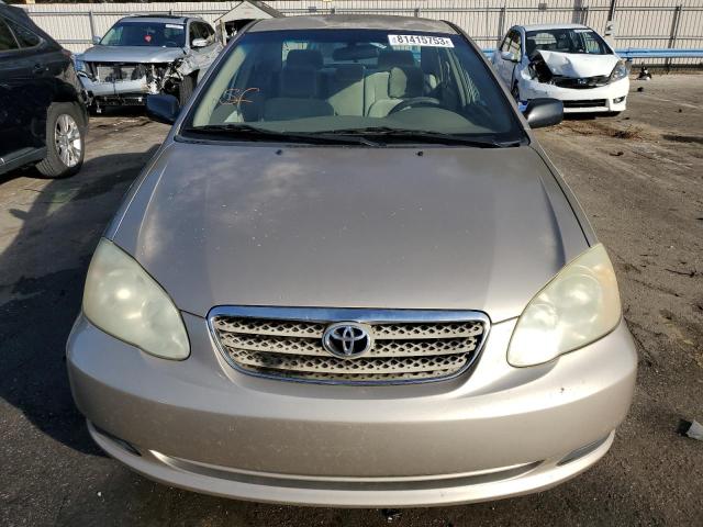 2T1BR32E05C444856 - 2005 TOYOTA COROLLA CE BEIGE photo 5