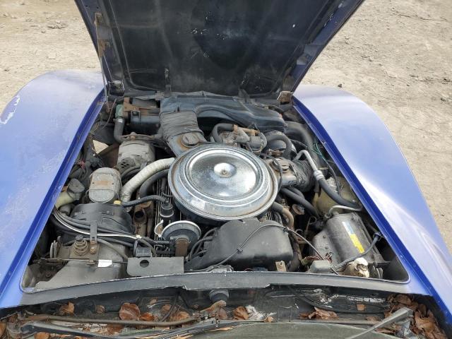 1G1AY8767B5103369 - 1981 CHEVROLET CORVETTE BLUE photo 11