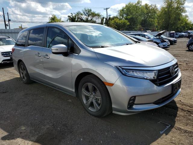 5FNRL6H50NB017004 - 2022 HONDA ODYSSEY EX SILVER photo 4