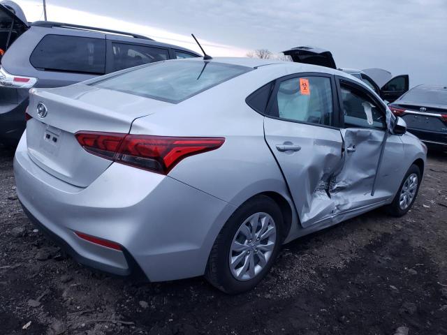 3KPC24A64NE177456 - 2022 HYUNDAI ACCENT SE SILVER photo 3