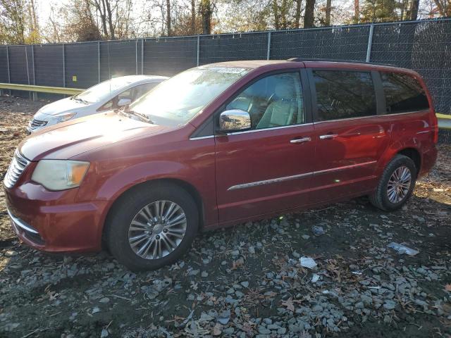 2C4RC1CG6DR781664 - 2013 CHRYSLER TOWN & COU TOURING L BURGUNDY photo 1