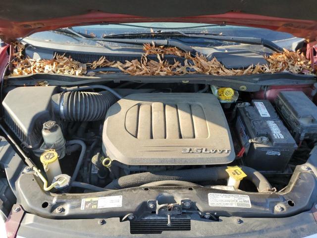 2C4RC1CG6DR781664 - 2013 CHRYSLER TOWN & COU TOURING L BURGUNDY photo 12