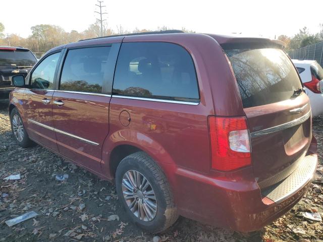 2C4RC1CG6DR781664 - 2013 CHRYSLER TOWN & COU TOURING L BURGUNDY photo 2
