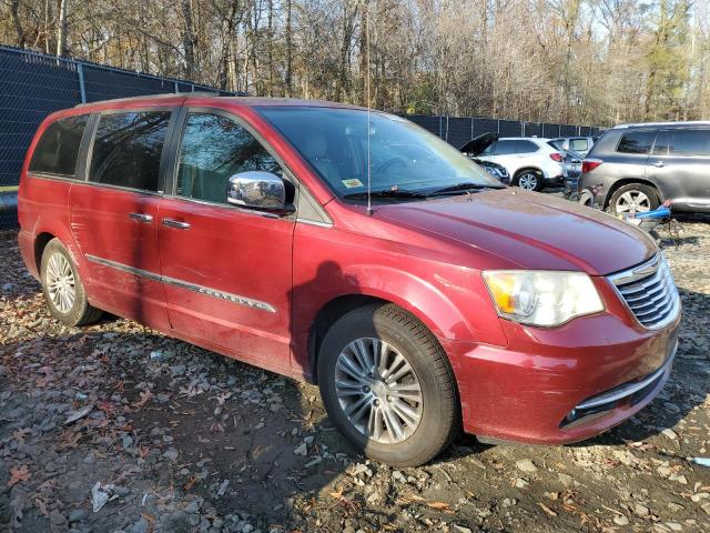 2C4RC1CG6DR781664 - 2013 CHRYSLER TOWN & COU TOURING L BURGUNDY photo 4