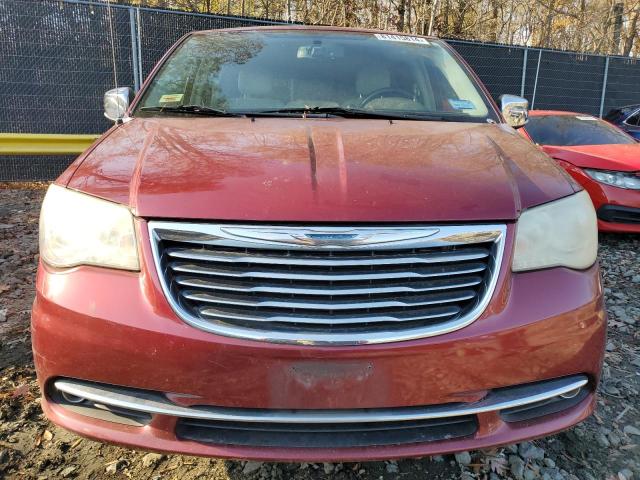 2C4RC1CG6DR781664 - 2013 CHRYSLER TOWN & COU TOURING L BURGUNDY photo 5