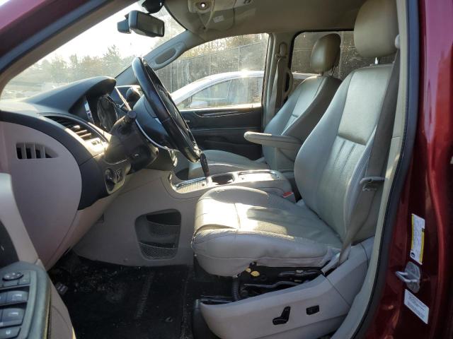 2C4RC1CG6DR781664 - 2013 CHRYSLER TOWN & COU TOURING L BURGUNDY photo 7