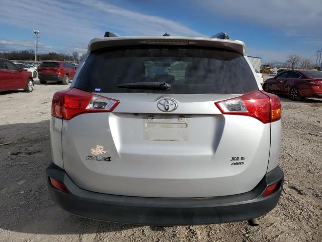 2T3RFREV2DW044081 - 2013 TOYOTA RAV4 XLE SILVER photo 6