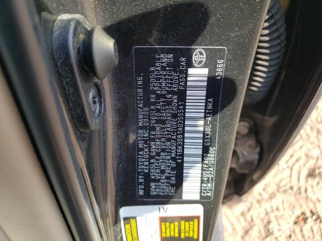 4T1BK3DB1AU355541 - 2010 TOYOTA AVALON XL 棕色 照片 12