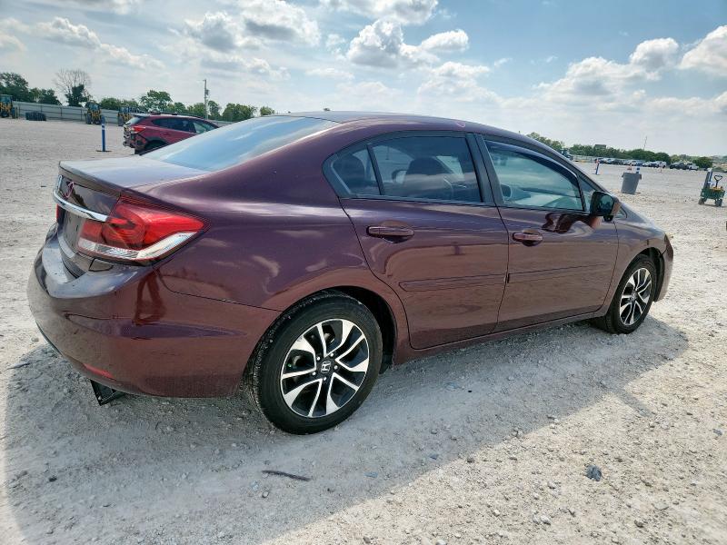 19XFB2F89EE003071 - 2014 HONDA CIVIC EX RED photo 3