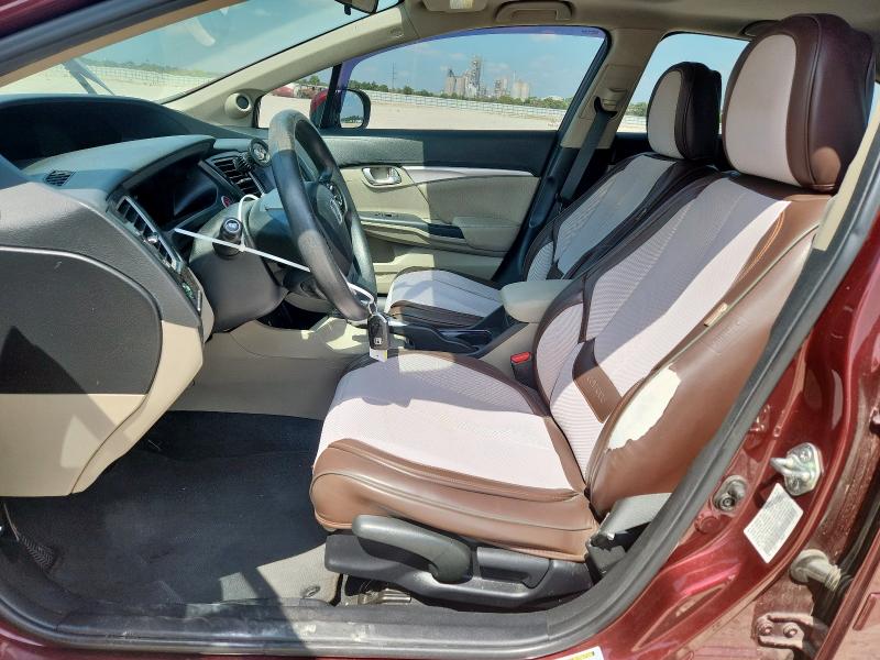 19XFB2F89EE003071 - 2014 HONDA CIVIC EX RED photo 7