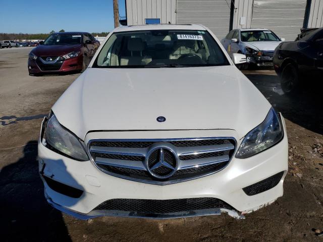 WDDHF8JB7EA862669 - 2014 MERCEDES-BENZ E 350 4MATIC WHITE photo 5