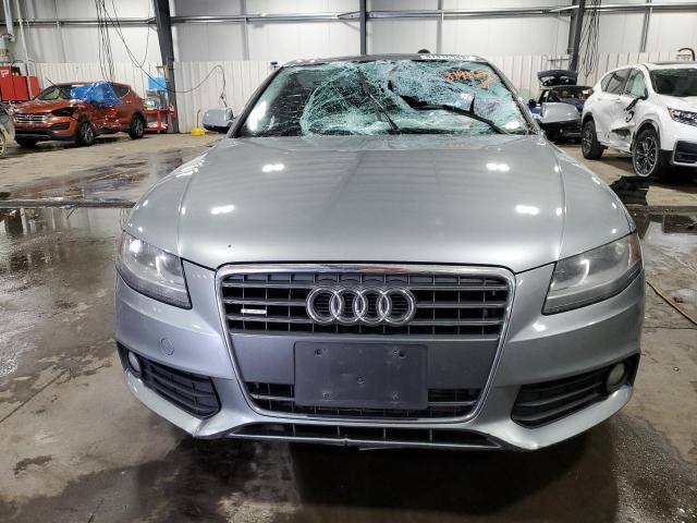 WAUDFAFL7BA080897 - 2011 AUDI A4 PREMIUM GRAY photo 5