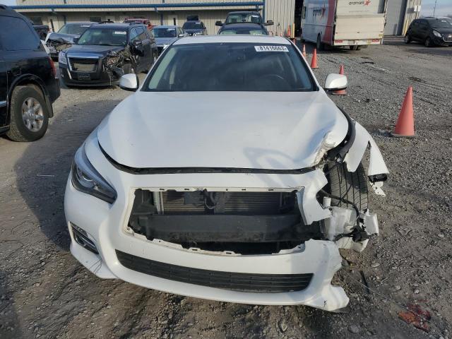 JN1BV7AP5FM347231 - 2015 INFINITI Q50 BASE WHITE photo 5