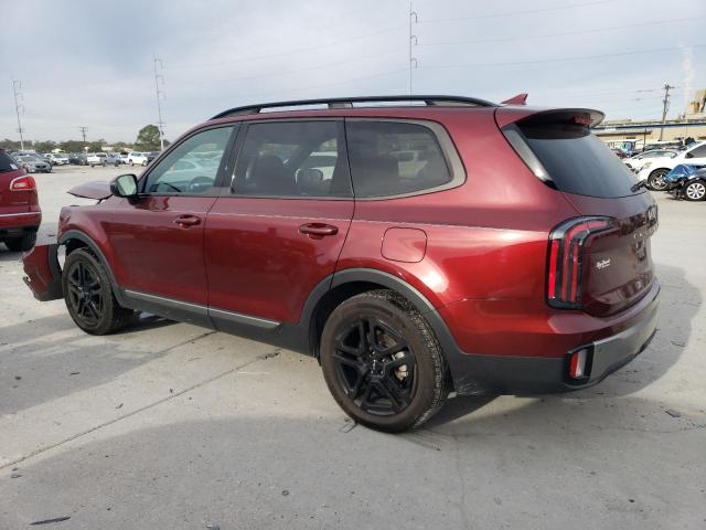 5XYP3DGC2PG330949 - 2023 KIA TELLURIDE EX BURGUNDY photo 2