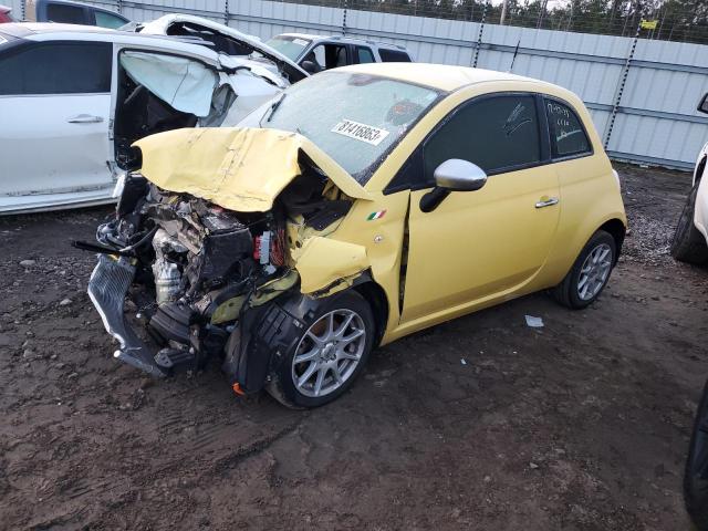 3C3CFFAR8DT603206 - 2013 FIAT 500 POP YELLOW photo 1