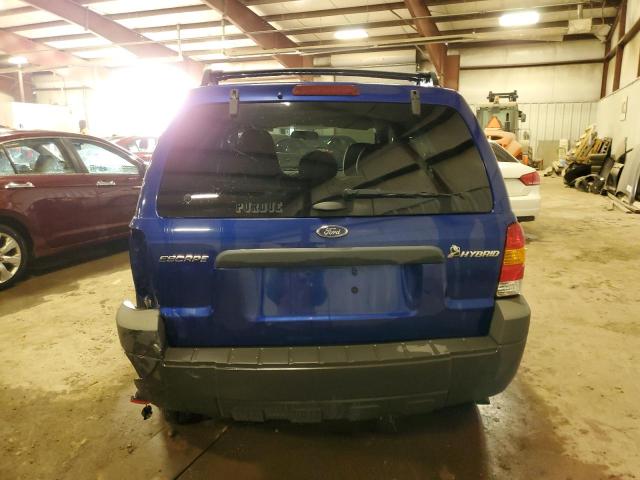 1FMCU95H35KE10528 - 2005 FORD ESCAPE HEV BLUE photo 6