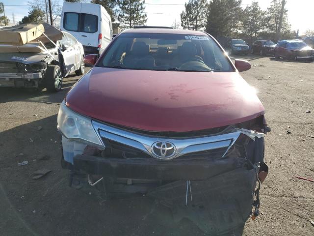 4T1BF1FK7DU706642 - 2013 TOYOTA CAMRY L RED photo 5