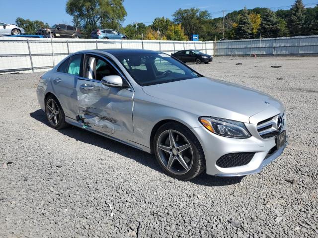 WDDWF4KB0HR214627 - 2017 MERCEDES-BENZ C 300 4MATIC SILVER photo 4