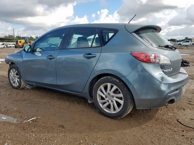 JM1BL1M75C1692574 - 2012 MAZDA 3 I GRAY photo 2