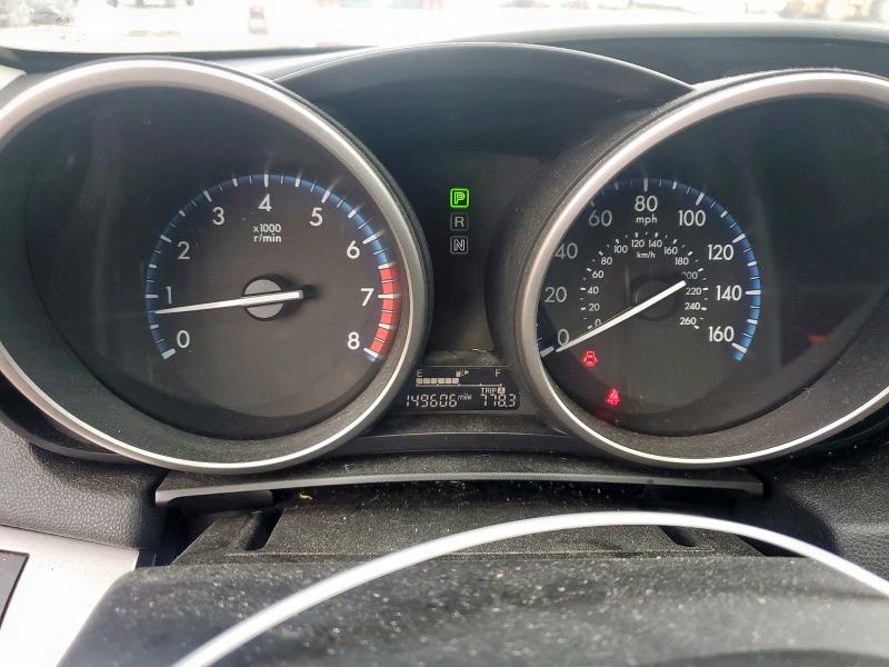 JM1BL1M75C1692574 - 2012 MAZDA 3 I GRAY photo 9