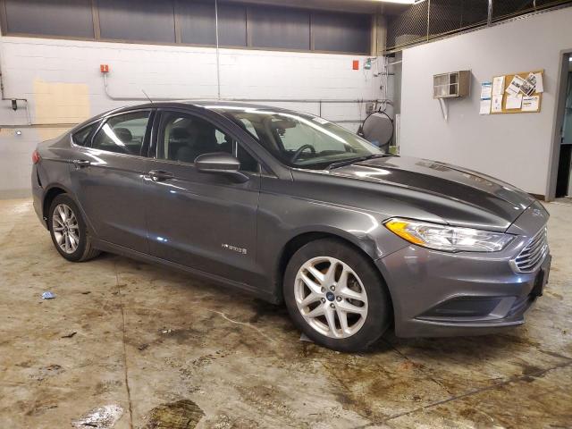 3FA6P0LU2HR307028 - 2017 FORD FUSION SE HYBRID GRAY photo 4