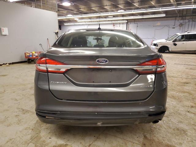 3FA6P0LU2HR307028 - 2017 FORD FUSION SE HYBRID GRAY photo 6