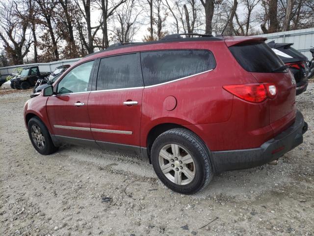 1GNKRLED7CJ114305 - 2012 CHEVROLET TRAVERSE LTZ RED photo 2