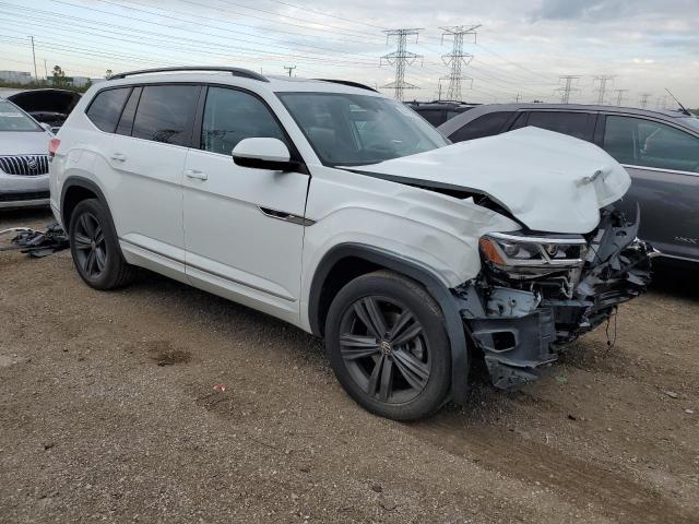 1V2RR2CA5MC522297 - 2021 VOLKSWAGEN ATLAS SE أبيض صورة 4