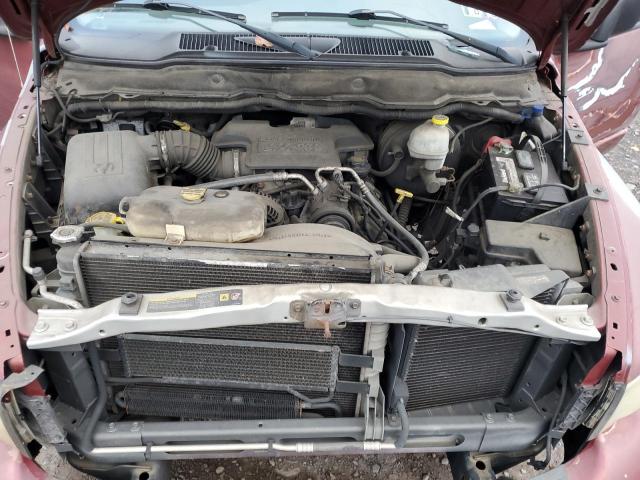 1D7HU18D14J116253 - 2004 DODGE RAM 1500 ST BURGUNDY photo 11