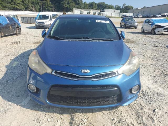 KNAFX6A86E5206170 - 2014 KIA FORTE EX BLUE photo 5