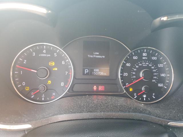 KNAFX6A86E5206170 - 2014 KIA FORTE EX BLUE photo 9