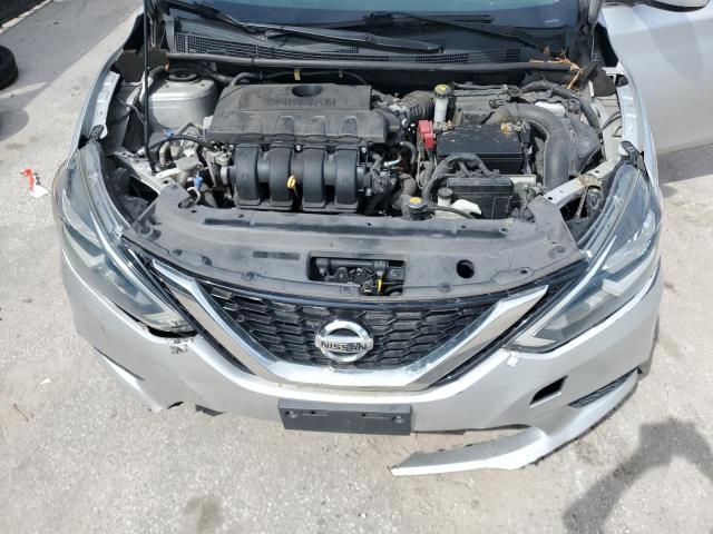 3N1AB7AP5KY350612 - 2019 NISSAN SENTRA S SILVER photo 11