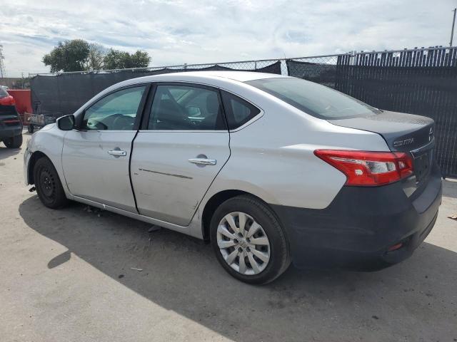 3N1AB7AP5KY350612 - 2019 NISSAN SENTRA S SILVER photo 2