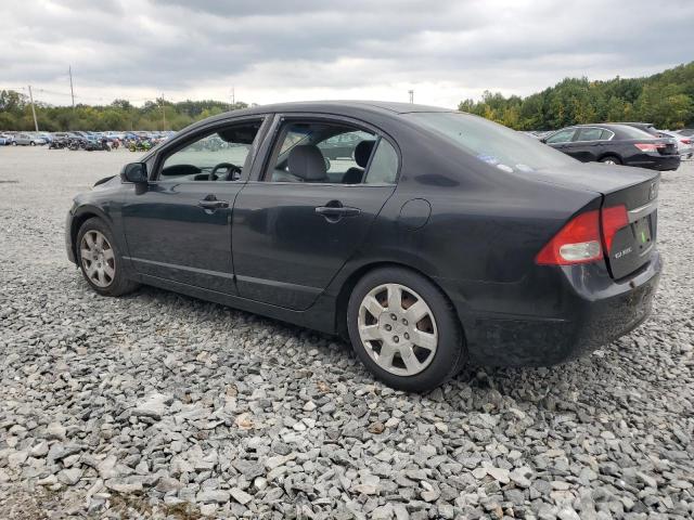2HGFA1F57BH307164 - 2011 HONDA CIVIC LX BLACK photo 2