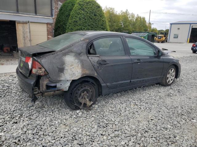 2HGFA1F57BH307164 - 2011 HONDA CIVIC LX BLACK photo 3