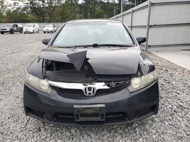 2HGFA1F57BH307164 - 2011 HONDA CIVIC LX BLACK photo 5