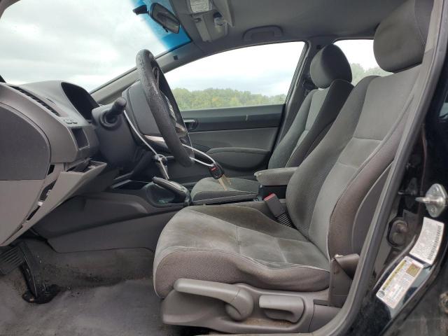 2HGFA1F57BH307164 - 2011 HONDA CIVIC LX BLACK photo 7