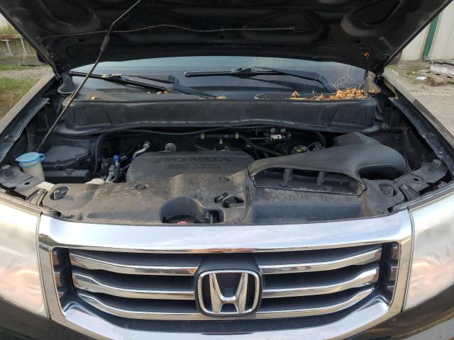 5FNYF4H54EB057268 - 2014 HONDA PILOT EXL Սև լուսանկար 12