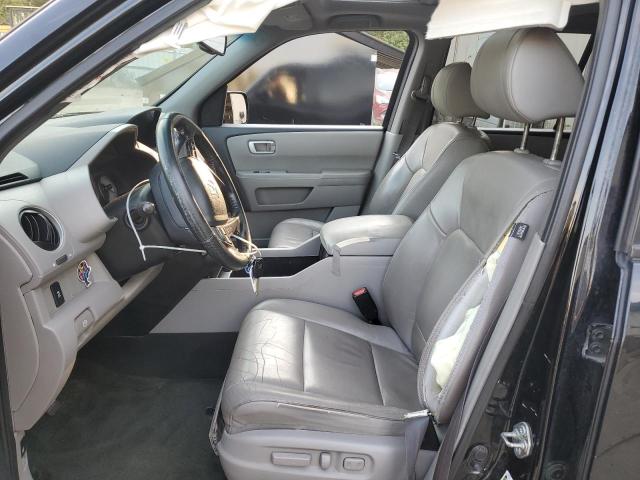 5FNYF4H54EB057268 - 2014 HONDA PILOT EXL Սև լուսանկար 7