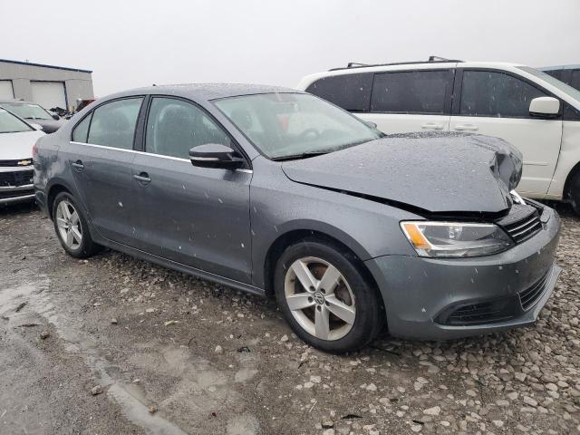 3VWLL7AJ4DM225638 - 2013 VOLKSWAGEN JETTA TDI GRAY photo 4