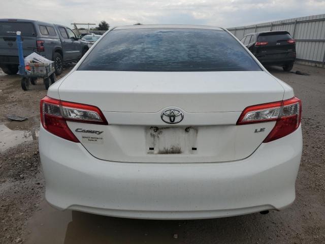 4T4BF1FK7CR196300 - 2012 TOYOTA CAMRY BASE WHITE photo 6