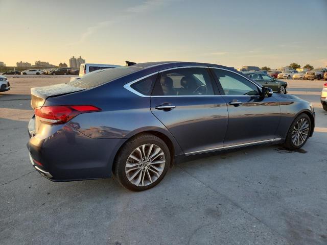 KMHGN4JEXFU032713 - 2015 HYUNDAI GENESIS 3.8L BLUE photo 3